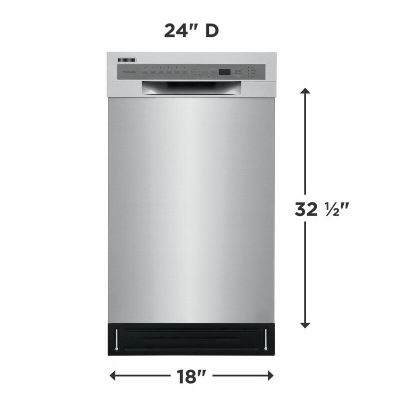 FRIGIDAIRE 18" Built-In Dishwasher - Stainless Steel (FFBD1831US)