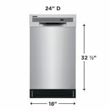 FRIGIDAIRE 18" Built-In Dishwasher - Stainless Steel (FFBD1831US)