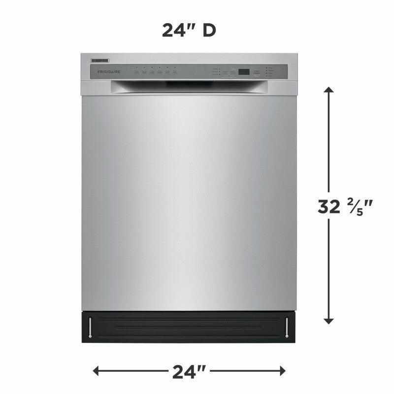 FRIGIDAIRE  24" Stainless Steel Tub Dishwasher - Stainless Steel (FFBD2420US)