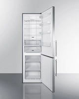 Summit 24" Wide Bottom Freezer Refrigerator - Platinum (FFBF181ES2)