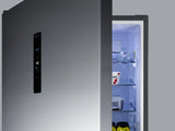 Summit 24" Wide Bottom Freezer Refrigerator with Icemaker - Stainless Steel (FFBF249SS2IMLHD)