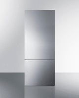 SUMMIT  28" Wide Bottom Freezer Refrigerator - Stainless Steel (FFBF279SSX)