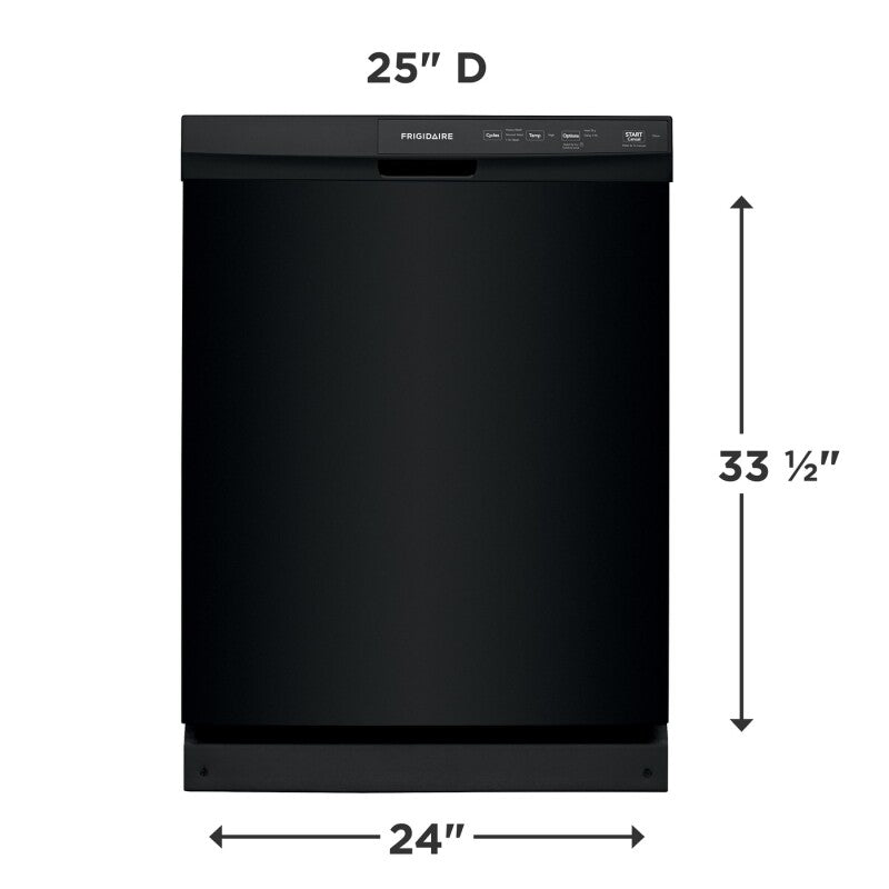 FRIGIDAIRE 24" Built-In Dishwasher - Black (FFCD2413UB)