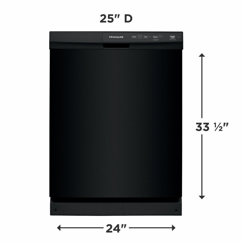 FRIGIDAIRE 24" Built-In Dishwasher - Black (FFCD2413UB)