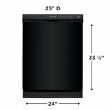 FRIGIDAIRE 24" Built-In Dishwasher - Black (FFCD2413UB)