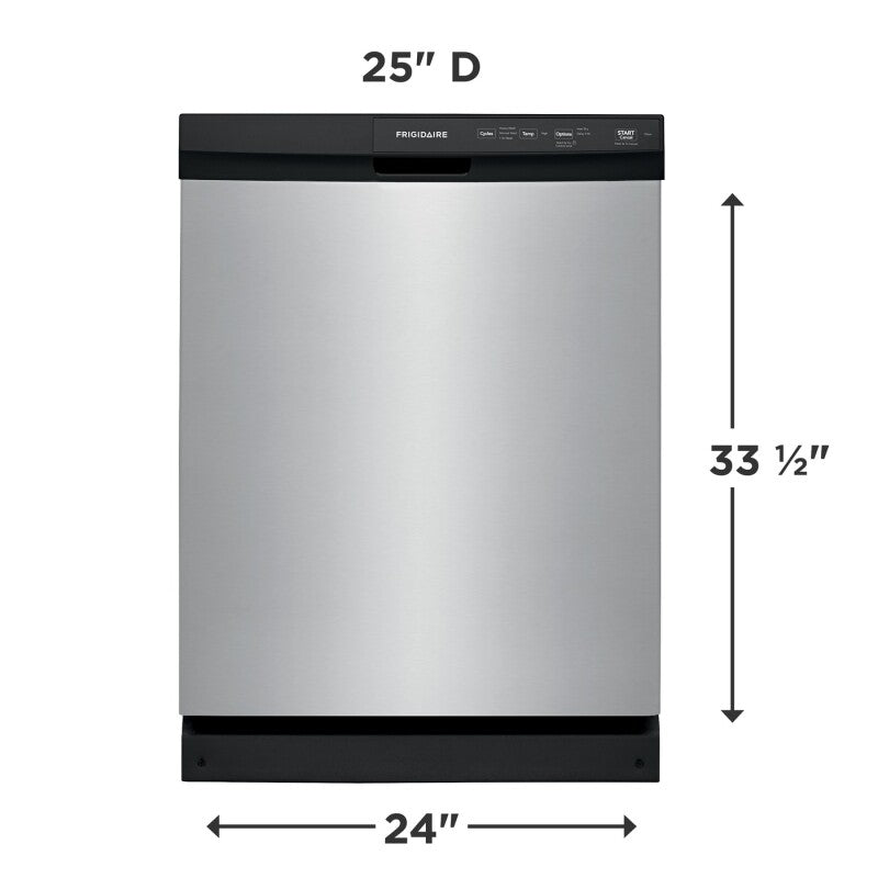 FRIGIDAIRE 24" Built-In Dishwasher - Stainless Steel (FFCD2413US)