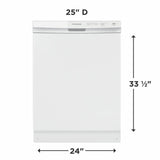 FRIGIDAIRE 24" Built-In Dishwasher - White (FFCD2413UW)