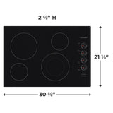 FRIGIDAIRE  30" Electric Cooktop - Black (FFEC3025UB)