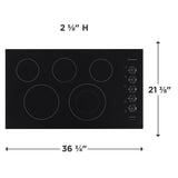 FRIGIDAIRE  36" Electric Cooktop - Black (FFEC3625UB)