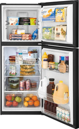 FRIGIDAIRE 23.8-Inch 12 Cu. Ft. Garage Ready Top Freezer Apartment-Size Refrigerator - Black (FFET1222UB)