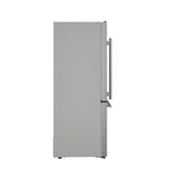FORNO  Milano Espresso 31-Inch Bottom Freezer Refrigerator, Stainless Steel, 17.2 cu.ft Capacity, Right Swing Door, Energy Efficient - Stainless Steel (FFFFD178531S)