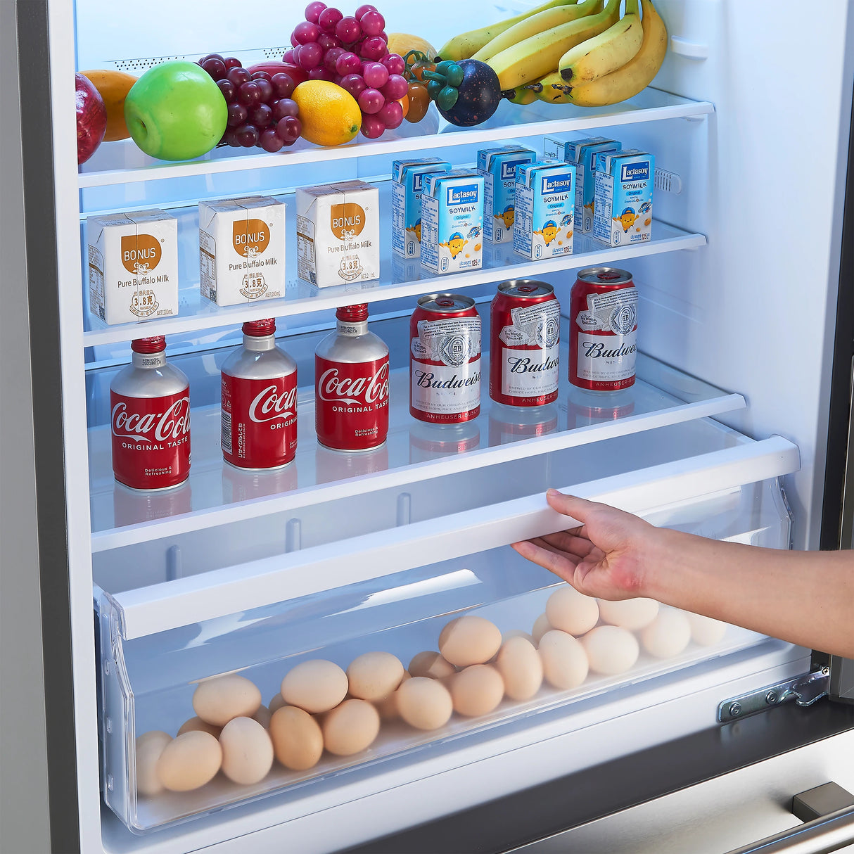 FORNO  Milano Espresso 31-Inch Bottom Freezer Refrigerator, Stainless Steel, 17.2 cu.ft Capacity, Right Swing Door, Energy Efficient - Stainless Steel (FFFFD178531S)