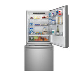 FORNO  Milano Espresso 31-Inch Bottom Freezer Refrigerator, Stainless Steel, 17.2 cu.ft Capacity, Right Swing Door, Energy Efficient - Stainless Steel (FFFFD178531S)
