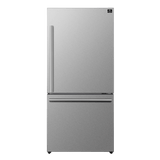 FORNO 31″ Milano Espresso Bottom Freezer Right Swing Door Refrigerator in , 17.2 cu. ft. - Stainless (FFFFD178531S)