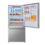 FORNO 31″ Milano Espresso Bottom Freezer Right Swing Door Refrigerator in , 17.2 cu. ft. - Stainless (FFFFD178531S)