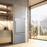 FORNO 31″ Milano Espresso Bottom Freezer Right Swing Door Refrigerator in , 17.2 cu. ft. - Stainless (FFFFD178531S)