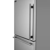 FORNO  Milano Espresso 31-Inch Stainless Steel Bottom Freezer Refrigerator, 17.2 cu.ft., Built-In Ice Maker, ENERGY STAR - Stainless Steel (FFFFD178631S)
