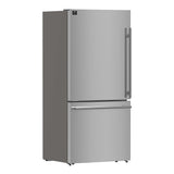 Forno Milano Espresso 31-Inch Bottom Freezer Refrigerator, 17.2 cu.ft., Built-In Ice Maker, ENERGY STAR - Stainless (FFFFD178631S)