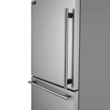 Forno Milano Espresso 31-Inch Bottom Freezer Refrigerator, 17.2 cu.ft., Built-In Ice Maker, ENERGY STAR - Stainless (FFFFD178631S)