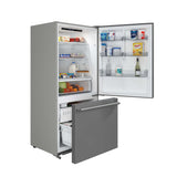 Forno Milano Espresso 31-Inch Bottom Freezer Refrigerator, 17.2 cu.ft., Built-In Ice Maker, ENERGY STAR - Stainless (FFFFD178631S)