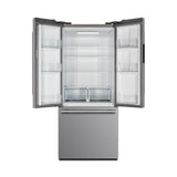 FORNO  Gallipoli 30-Inch French Door Refrigerator with Bottom Freezer, 17.5 cu.ft Capacity, , No Frost Technology, Built-In Ice Maker, Energy Efficient - Stainless (FFFFD197431SB)