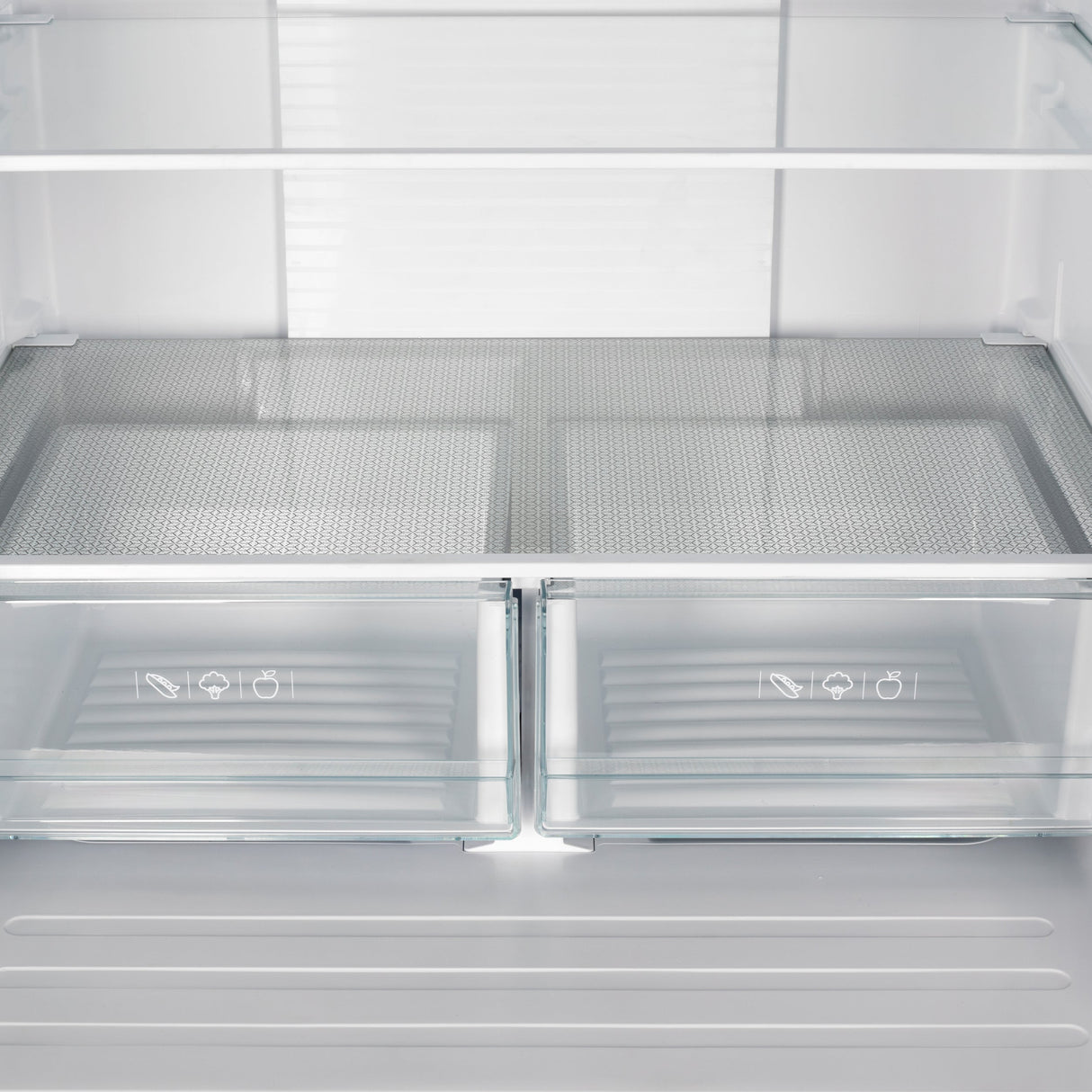 FORNO  Gallipoli 30-Inch French Door Refrigerator with Bottom Freezer, 17.5 cu.ft Capacity, , No Frost Technology, Built-In Ice Maker, Energy Efficient - Stainless (FFFFD197431SB)