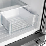 FORNO  Gallipoli 30-Inch French Door Refrigerator with Bottom Freezer, 17.5 cu.ft Capacity, Stainless Steel, No Frost Technology, Built-In Ice Maker, Energy Efficient - Stainless Steel (FFFFD197431SB)