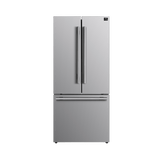 Forno Gallipoli 30-inch French Door Refrigerator, 17.5 cu. ft. Capacity with Automatic Ice Maker - Stainless (FFFFD197431SB)