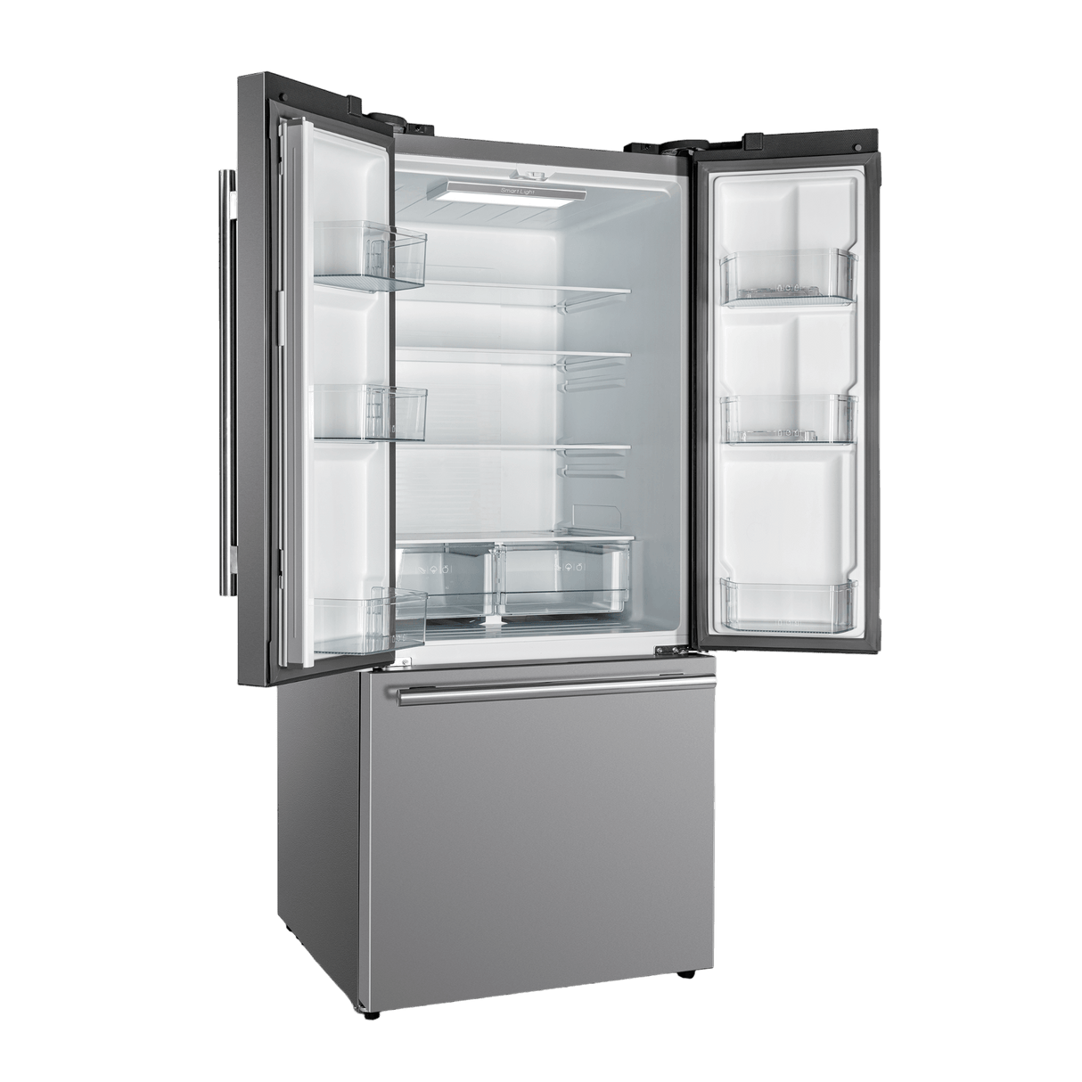 Forno Gallipoli 30-inch French Door Refrigerator, 17.5 cu. ft. Capacity with Automatic Ice Maker - Stainless (FFFFD197431SB)