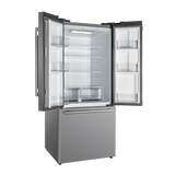 Forno Gallipoli 30-inch French Door Refrigerator, 17.5 cu. ft. Capacity with Automatic Ice Maker - Stainless (FFFFD197431SB)