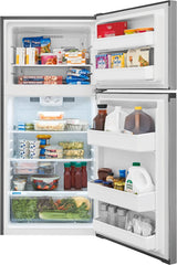 FRIGIDAIRE 27.7-Inch 14 Cu. Ft. Top Freezer Refrigerator - Fingerprint-Resistant Stainless Steel Look (FFHT1425VV)