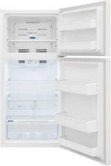 FRIGIDAIRE 27.7-Inch 14 Cu. Ft. Top Freezer Refrigerator - White (FFHT1425VW)