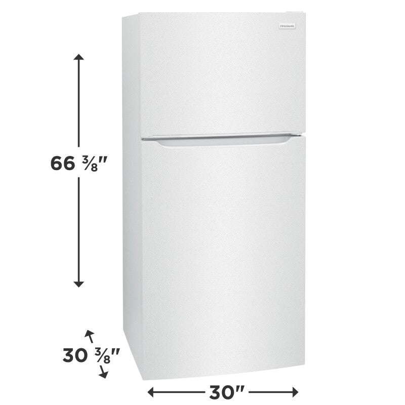 FRIGIDAIRE  18 Cu. Ft. Garage Ready Top Freezer Refrigerator - White (FFHT1814WW)