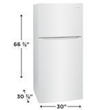FRIGIDAIRE  18 Cu. Ft. Garage Ready Top Freezer Refrigerator - White (FFHT1814WW)