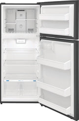 FRIGIDAIRE 27.9-Inch 18 Cu. Ft. Top Freezer Refrigerator - Fingerprint-Resistant Stainless Steel Look (FFHT1822UV)