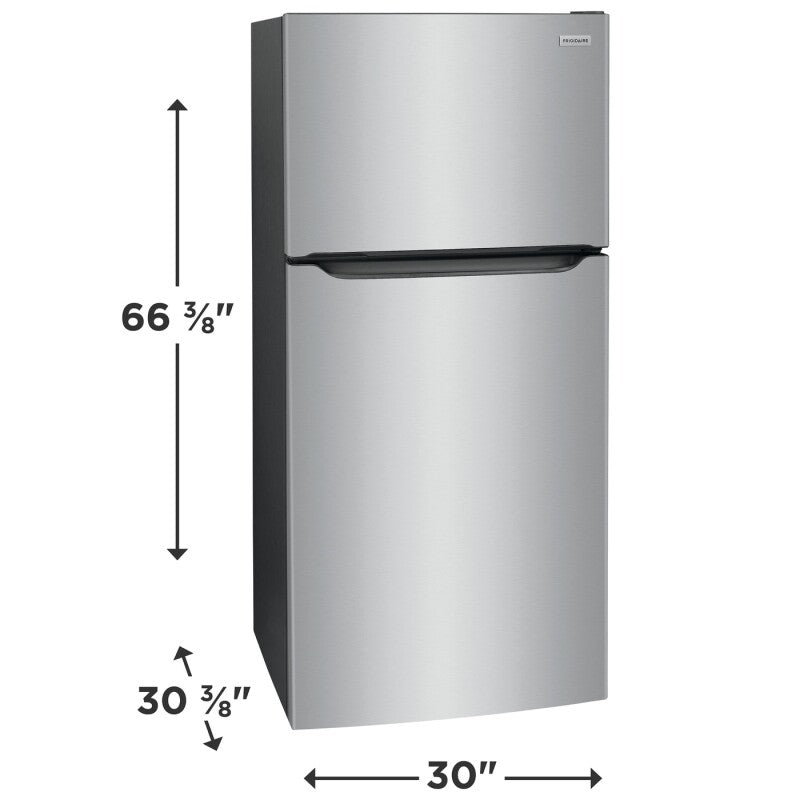 Frigidaire  18 Cu. Ft. Garage Ready Top Freezer Refrigerator - Stainless Steel (FFHT1835VS)