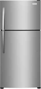 FRIGIDAIRE 30-Inch 20.0 Cu. Ft. Top Freezer Refrigerator - Stainless Steel (FFHT2022AS)