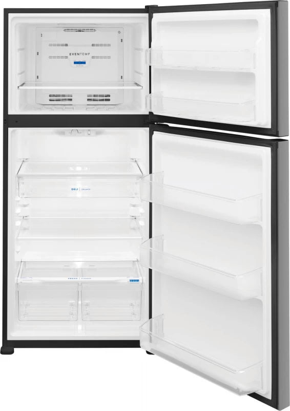 FRIGIDAIRE 20.0 Cu. Ft. Top Freezer Refrigerator - Stainless Steel (FFHT2045VS)