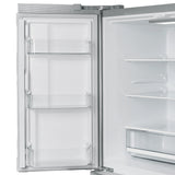 FORNO  Moena 36-Inch French Door Refrigerator, 19.2 cu.ft, Counter Depth, Ice Maker, Stainless Steel Interior Panel, ENERGY STAR Certified - Stainless Steel (FFRBI182036SB)