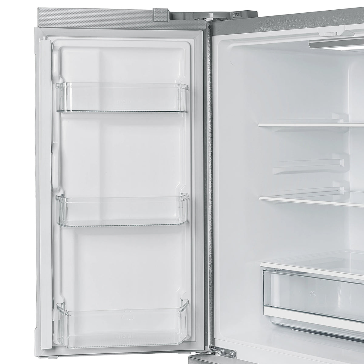 FORNO  Moena 36-Inch French Door Refrigerator, 19.2 cu.ft, Counter Depth, Ice Maker, Stainless Steel Interior Panel, ENERGY STAR Certified - Stainless Steel (FFRBI182036SB)