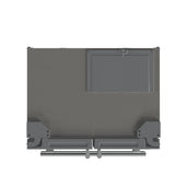 FORNO  Moena 36-Inch French Door Refrigerator, 19.2 cu.ft, Counter Depth, Ice Maker, Stainless Steel Interior Panel, ENERGY STAR Certified - Stainless Steel (FFRBI182036SB)