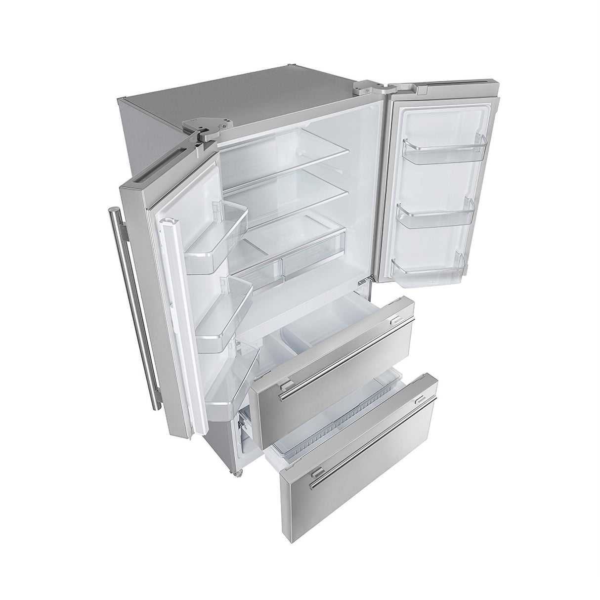 FORNO Moena 36″ French Door 19.2 Cu.Ft. Refrigerator - Stainless (FFRBI182036SB)