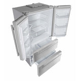 FORNO Alta Moena 36″ French Door 19.2 Cu.Ft. Refrigerator - Stainless (FFRBI182036S)