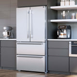 FORNO Alta Moena 36″ French Door 19.2 Cu.Ft. Refrigerator - Stainless (FFRBI182036S)