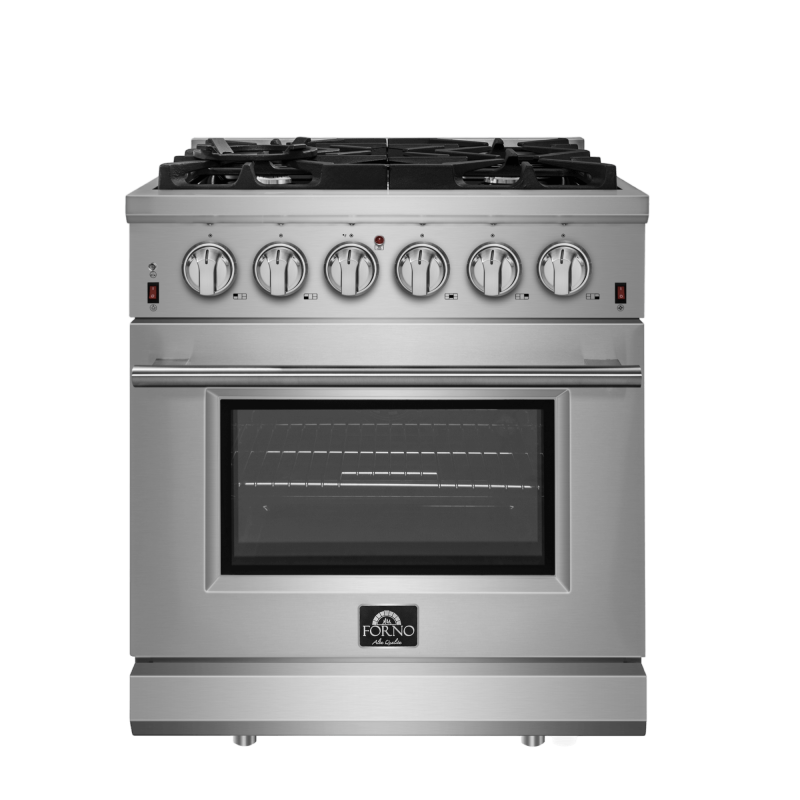 Forno Massimo 30″ Freestanding Gas Range - Stainless (FFSGS623930)