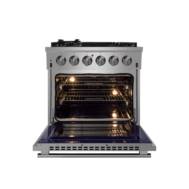 Forno Massimo 30″ Freestanding Gas Range - Stainless (FFSGS623930)