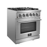 Forno Massimo 30″ Freestanding Gas Range - Stainless (FFSGS623930)