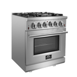 Forno Massimo 30″ Freestanding Gas Range - Stainless (FFSGS623930)