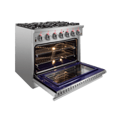 Forno Massimo 36″ Freestanding Gas Range - Stainless (FFSGS623936)