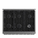 FORNO  Galiano 36-Inch Freestanding Gas Range, Stainless Steel, 6 Burners, Energy Efficient - Stainless Steel (FFSGS624436)